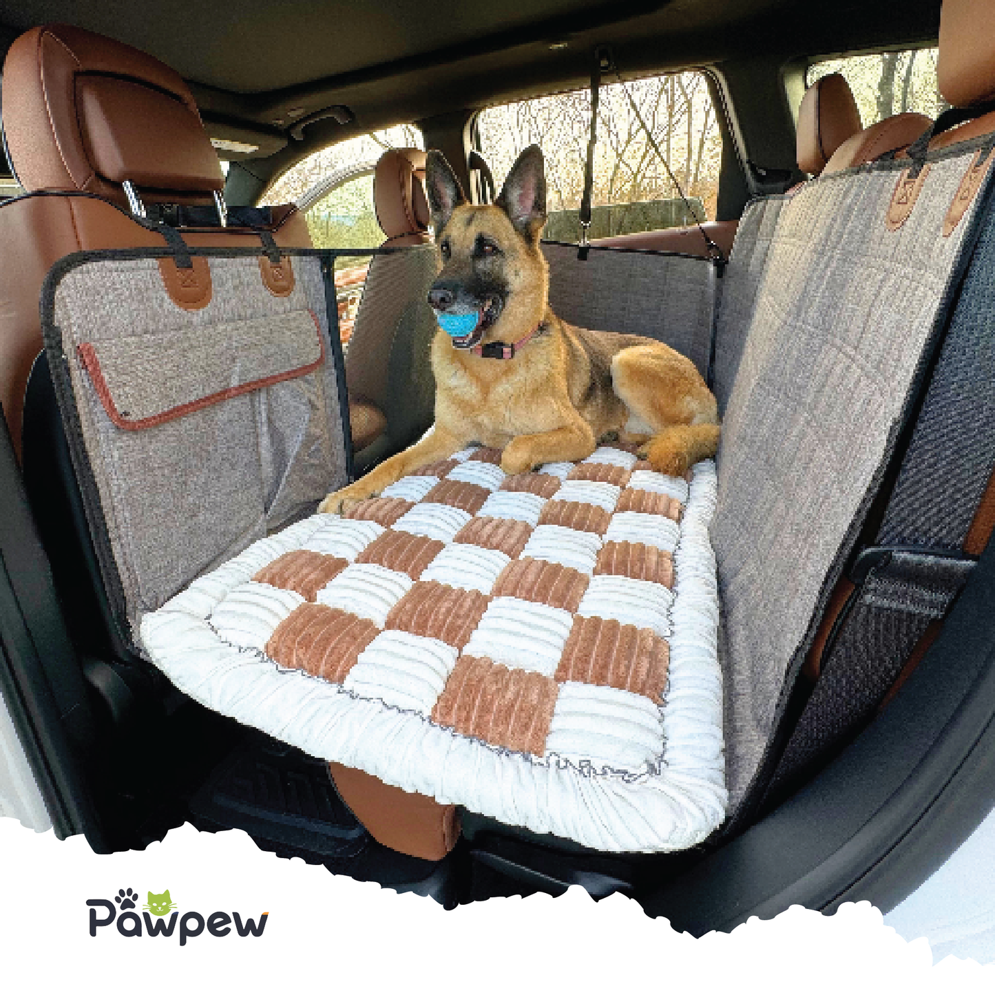 Deluxe Dog Bed - For The Backseat Extender