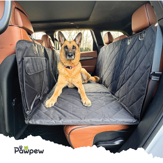 Backseat Extender for Dogs - Standard Black - No Door Covers