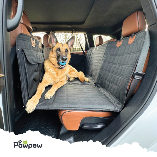 Backseat Extender for Dogs - Black with Door Covers