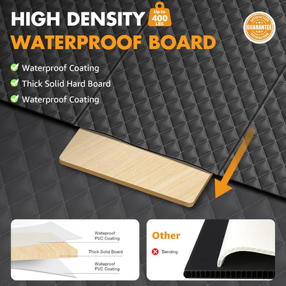 Backseat Extender for Dogs - Standard Black - No Door Covers